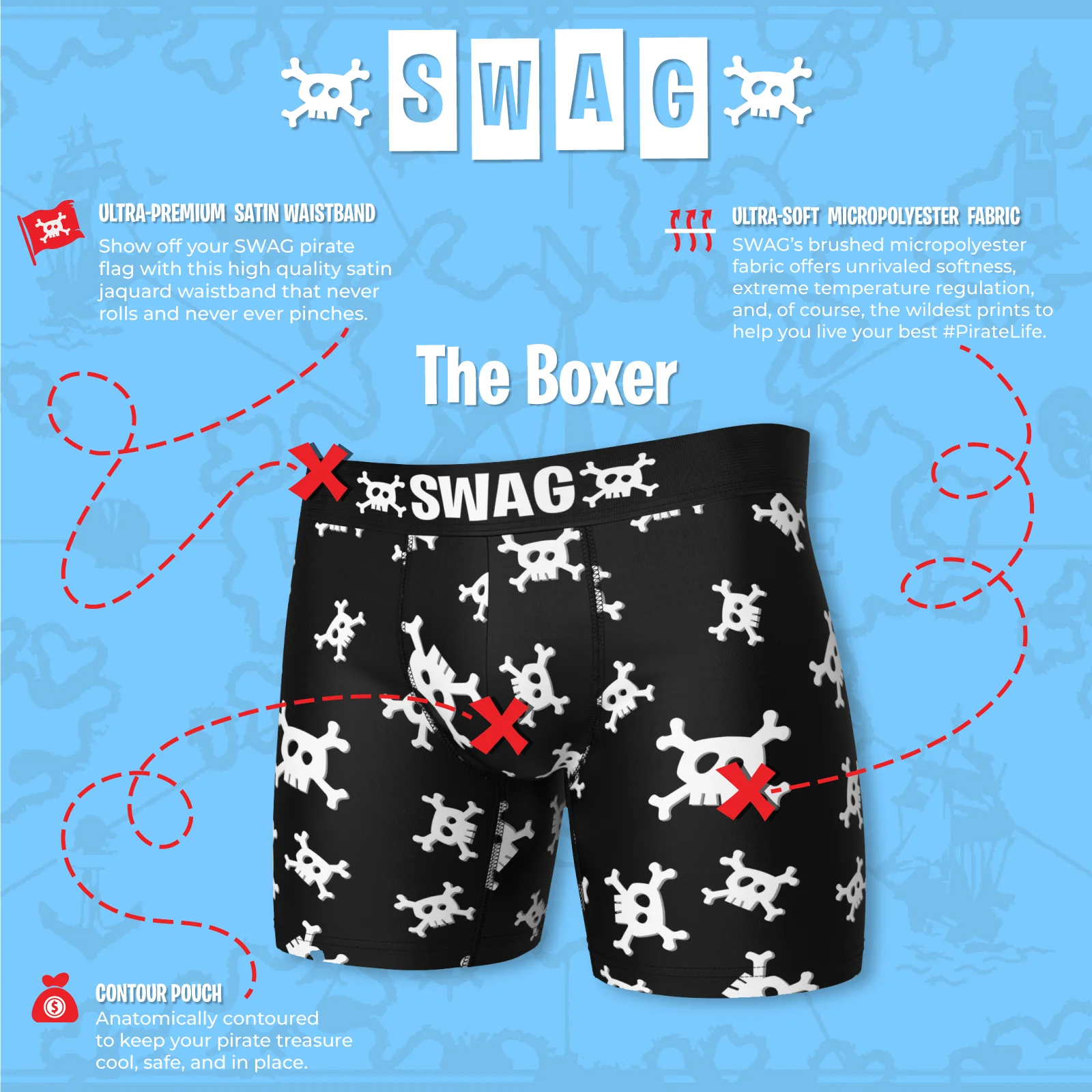 “Ghosts of Christmas SNAPped” Holiday Boxer Briefs - Image 3
