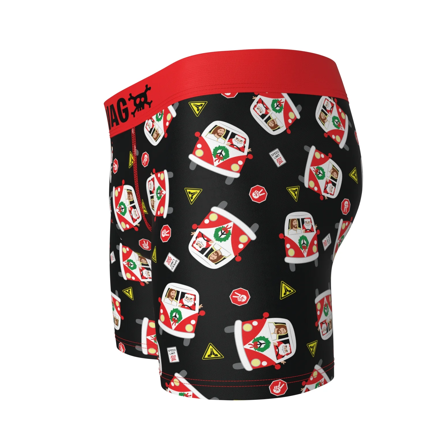 Holiday Roadtrip Boxer Briefs – “Santa’s Got the Wheel!” - Image 13