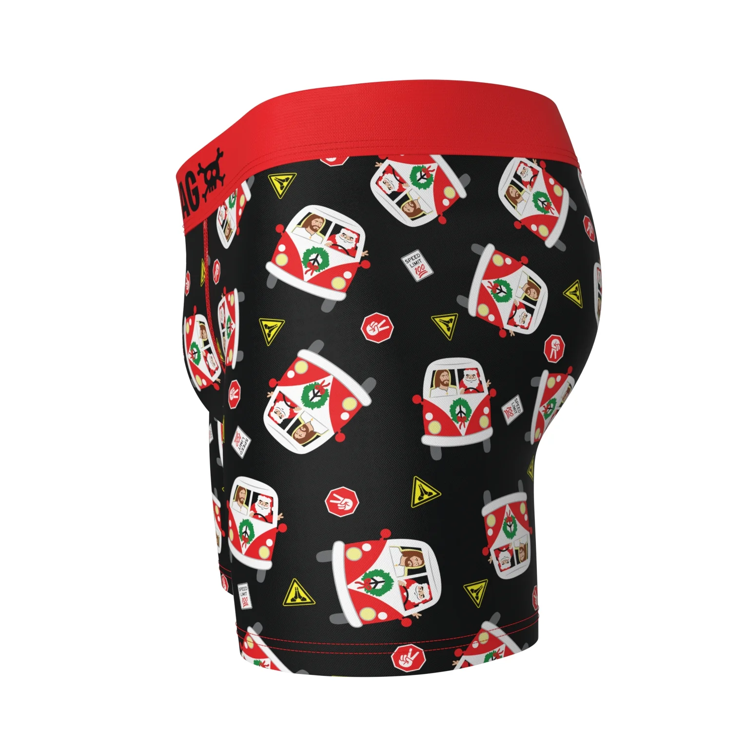 Holiday Roadtrip Boxer Briefs – “Santa’s Got the Wheel!” - Image 14