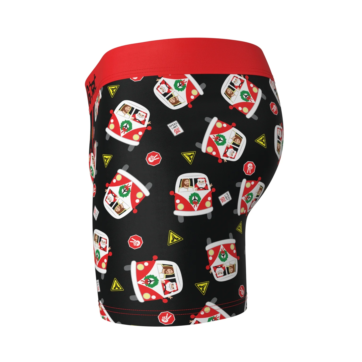 Holiday Roadtrip Boxer Briefs – “Santa’s Got the Wheel!” - Image 15