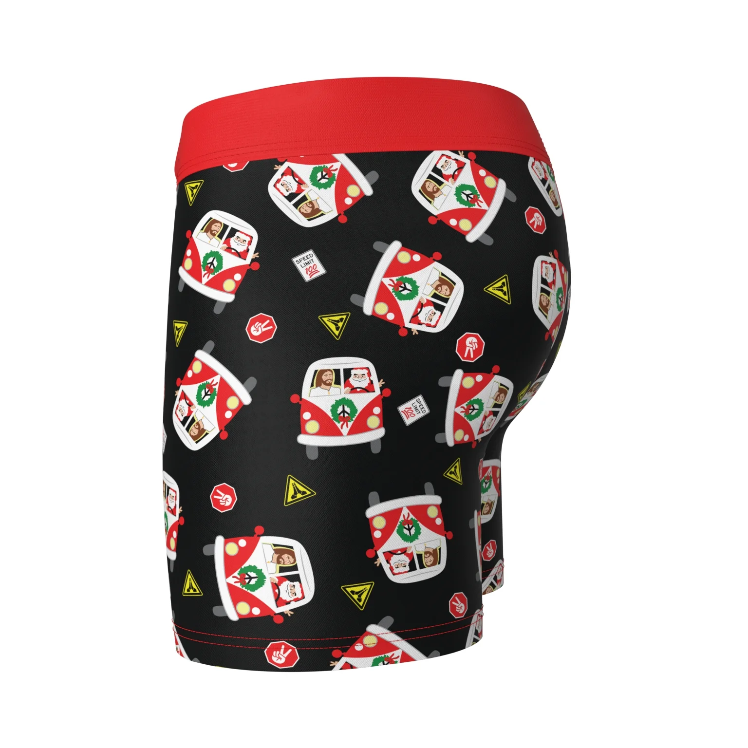 Holiday Roadtrip Boxer Briefs – “Santa’s Got the Wheel!” - Image 16