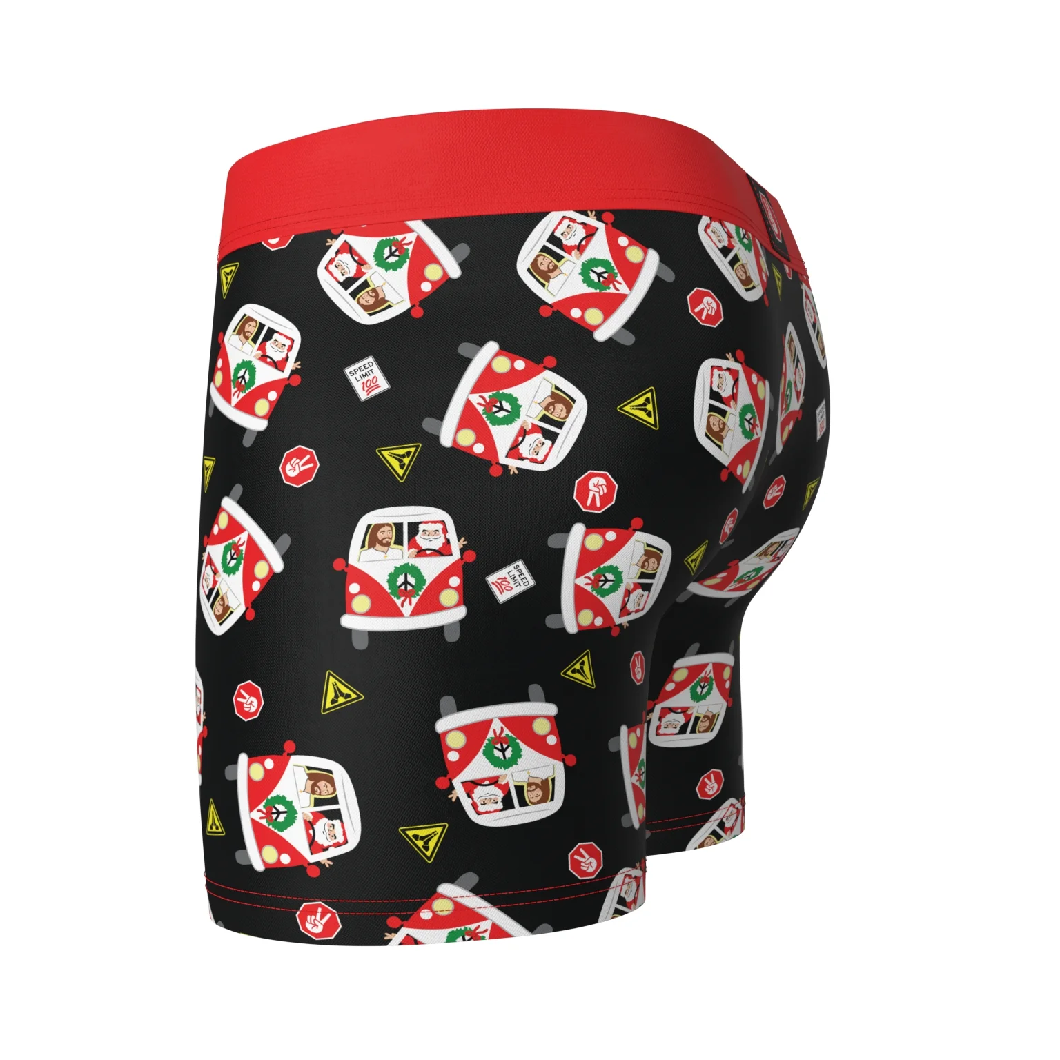 Holiday Roadtrip Boxer Briefs – “Santa’s Got the Wheel!” - Image 17