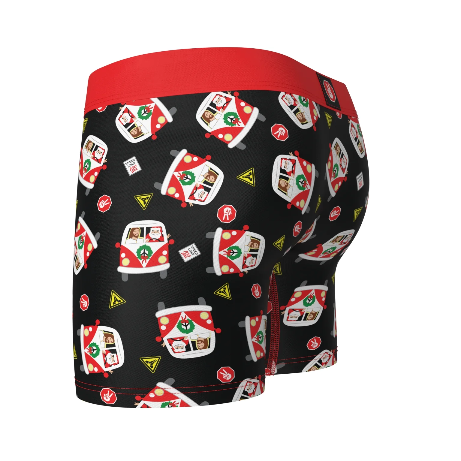 Holiday Roadtrip Boxer Briefs – “Santa’s Got the Wheel!” - Image 18