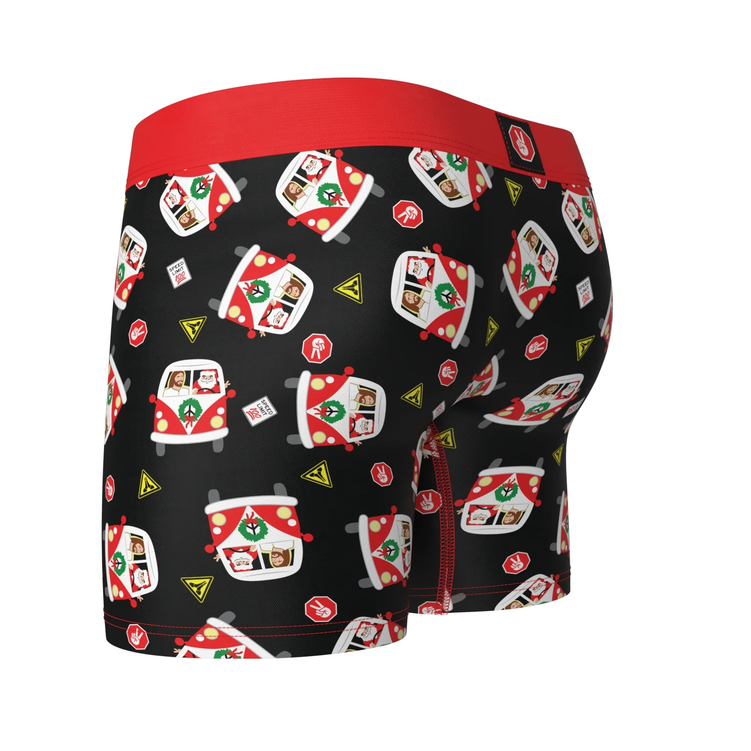 Holiday Roadtrip Boxer Briefs – “Santa’s Got the Wheel!” - Image 19