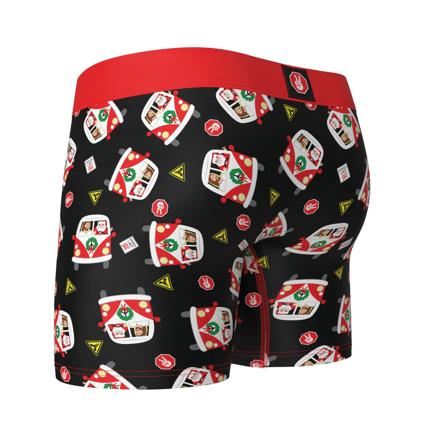 Holiday Roadtrip Boxer Briefs – “Santa’s Got the Wheel!” - Image 20