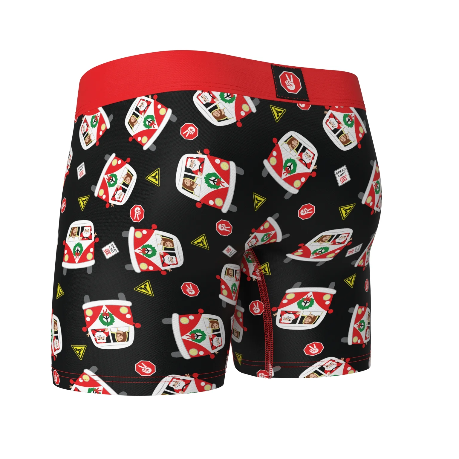 Holiday Roadtrip Boxer Briefs – “Santa’s Got the Wheel!” - Image 21