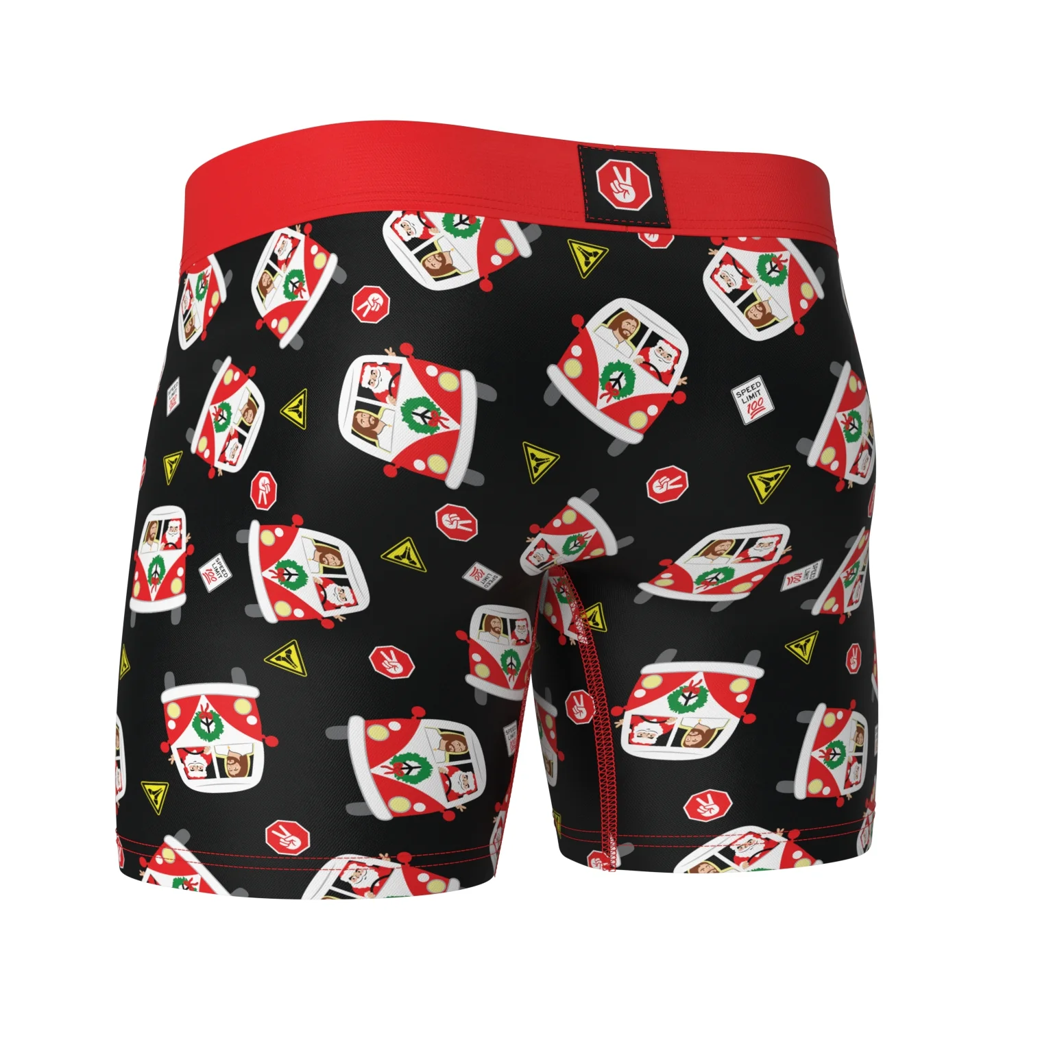 Holiday Roadtrip Boxer Briefs – “Santa’s Got the Wheel!” - Image 22