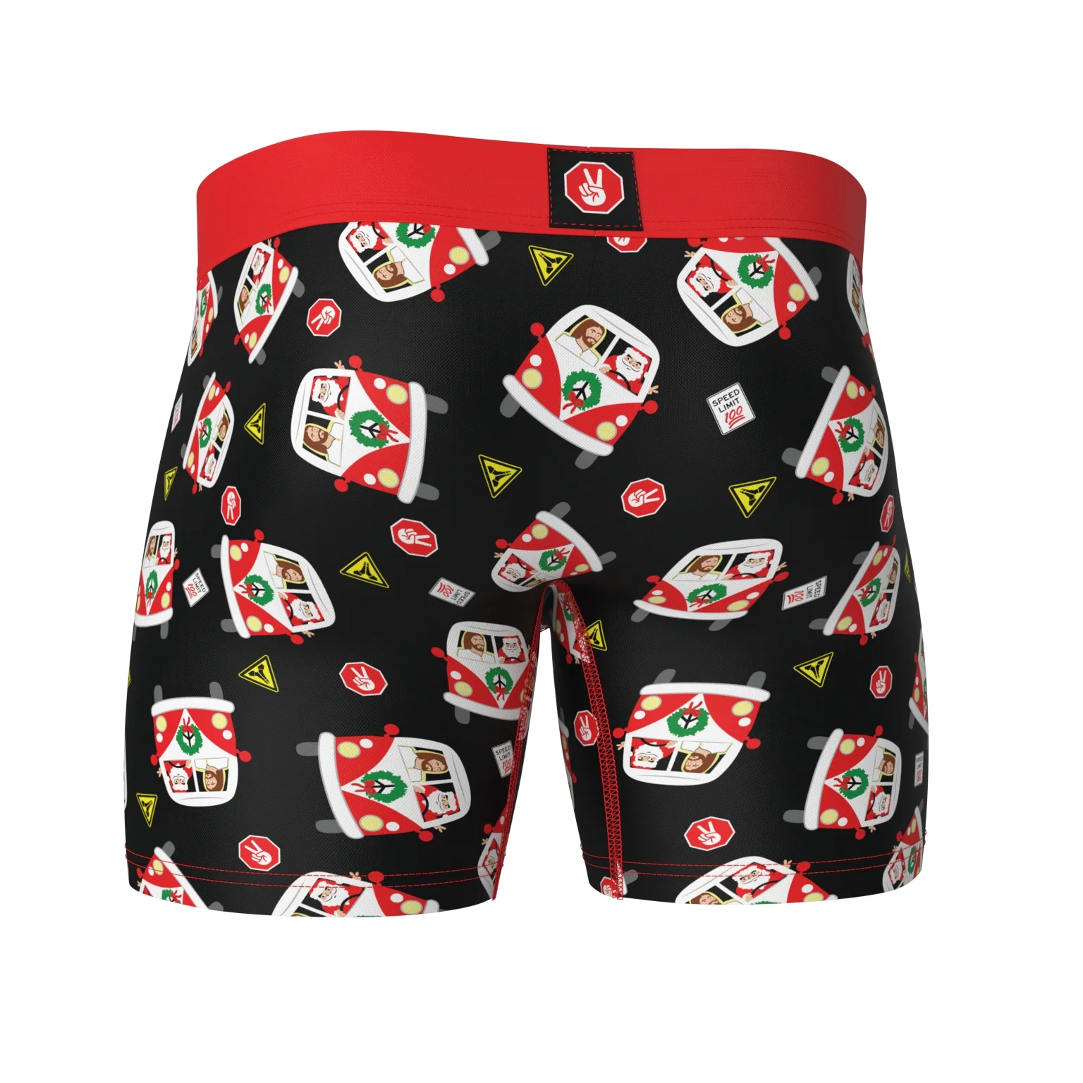 Holiday Roadtrip Boxer Briefs – “Santa’s Got the Wheel!” - Image 23
