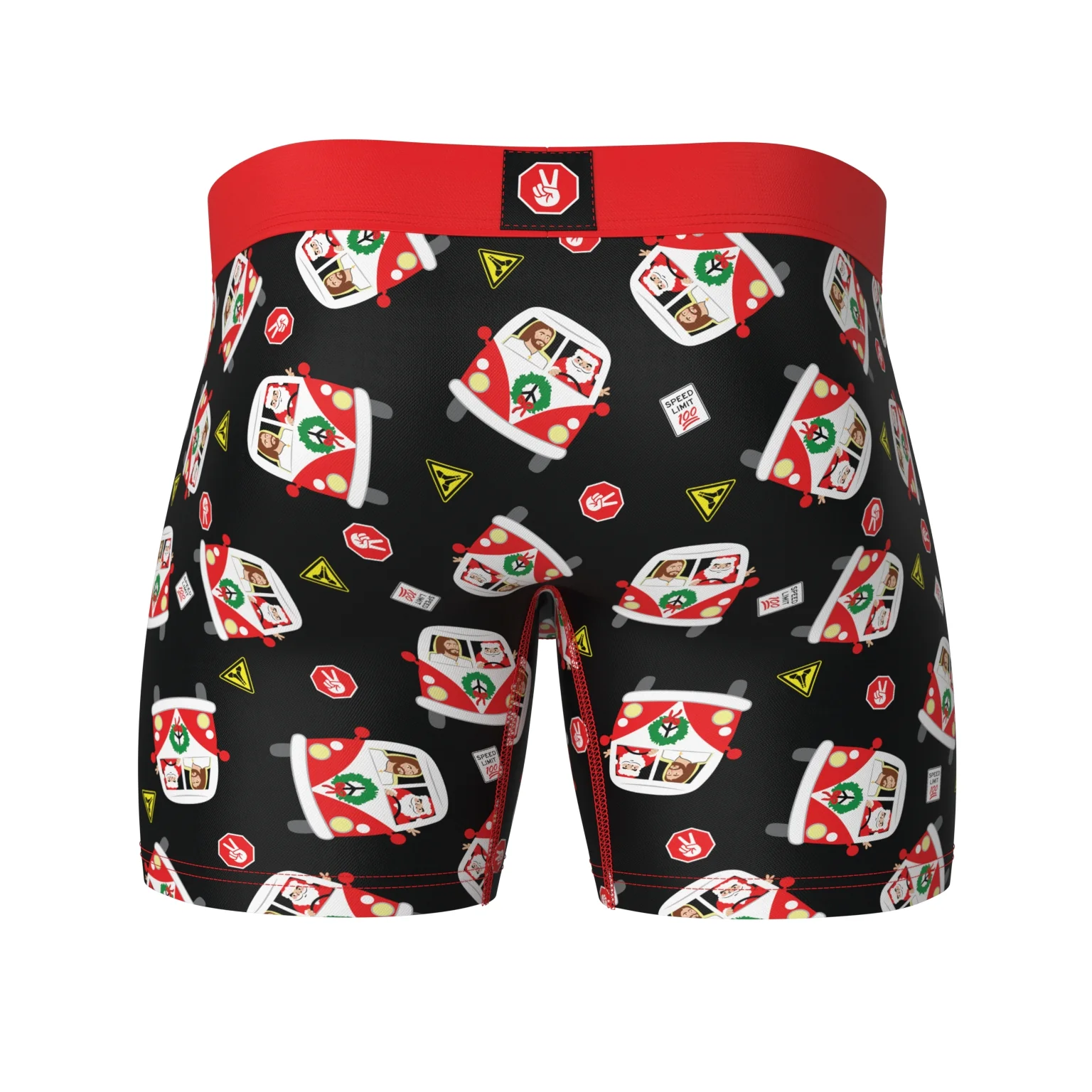 Holiday Roadtrip Boxer Briefs – “Santa’s Got the Wheel!” - Image 24
