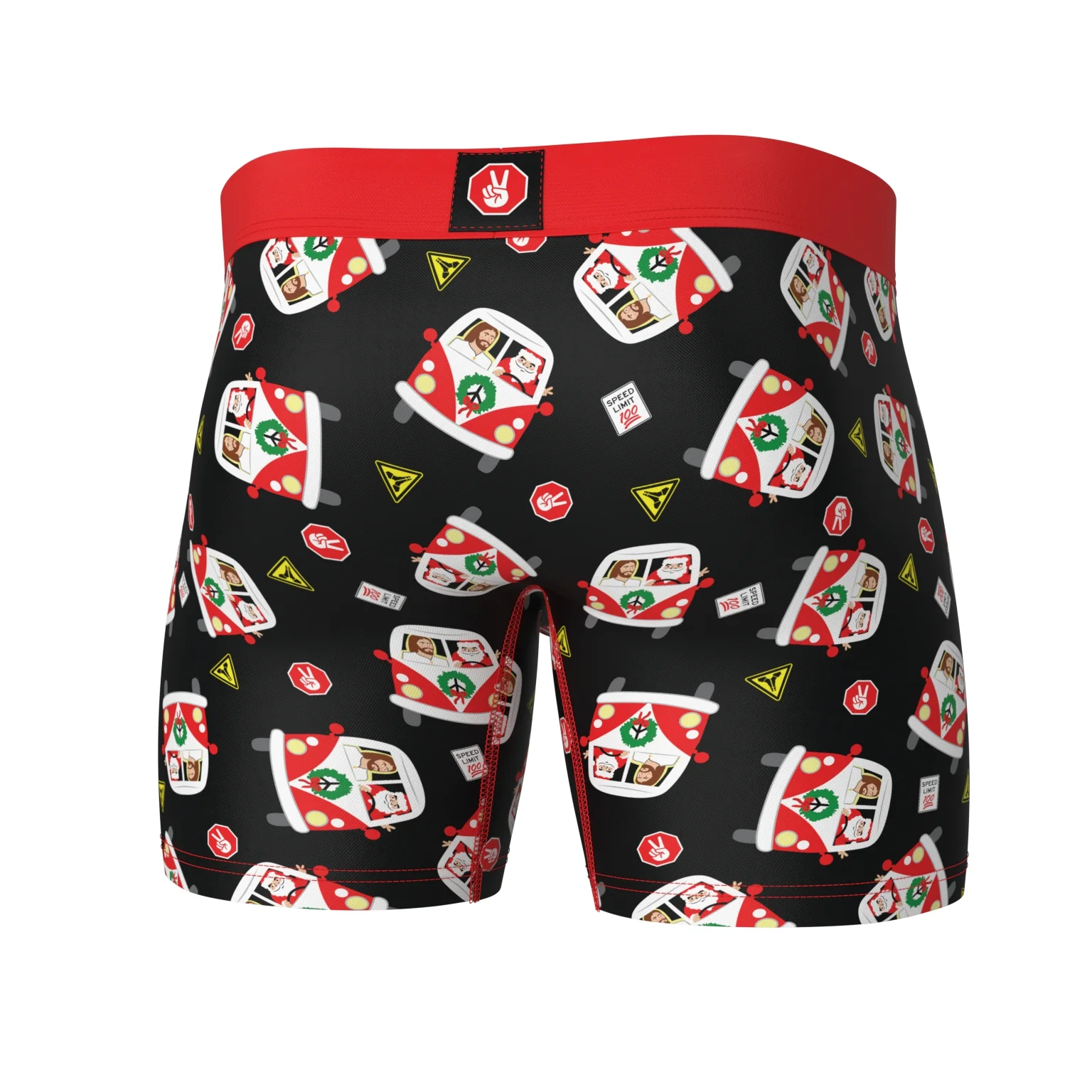 Holiday Roadtrip Boxer Briefs – “Santa’s Got the Wheel!” - Image 25
