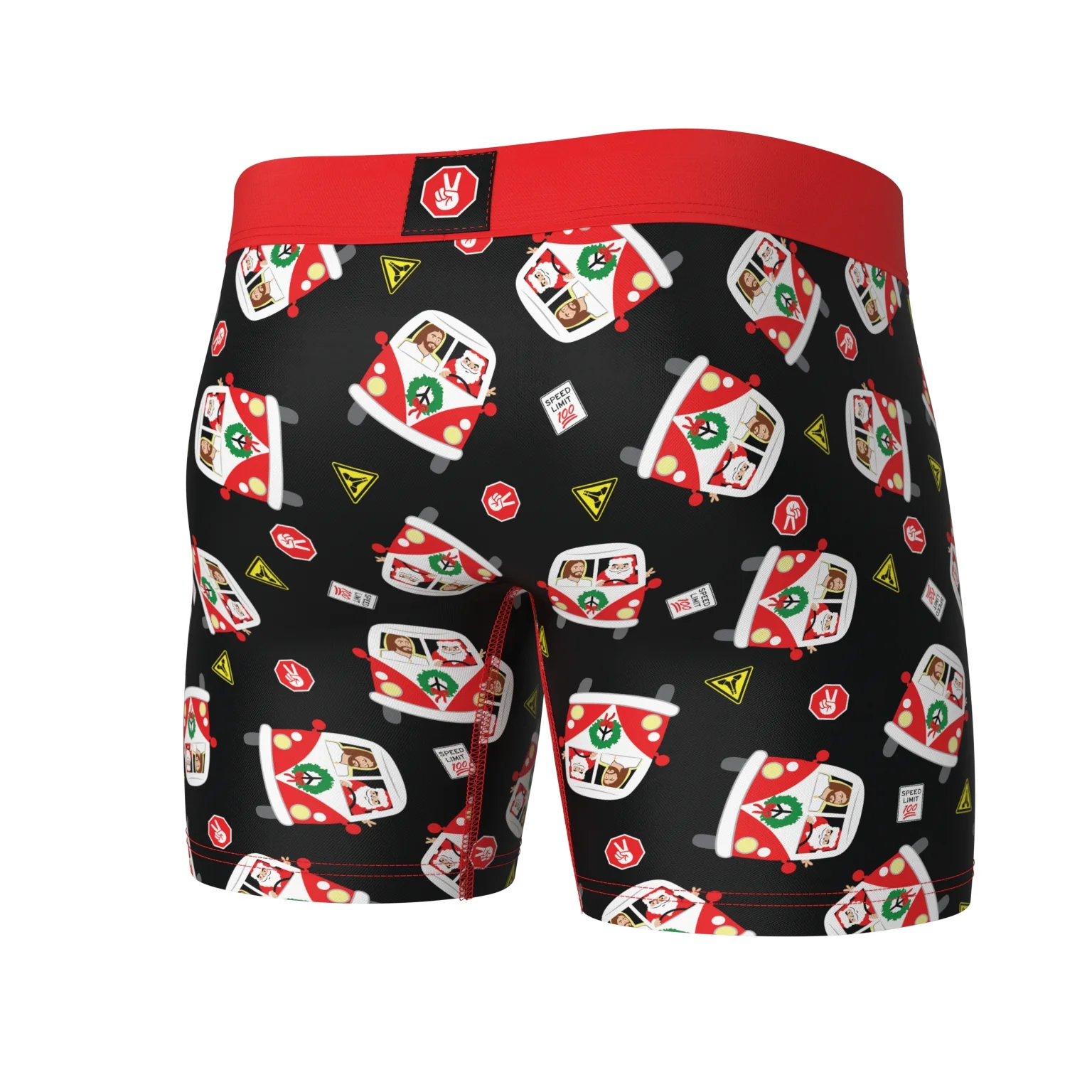 Holiday Roadtrip Boxer Briefs – “Santa’s Got the Wheel!” - Image 26