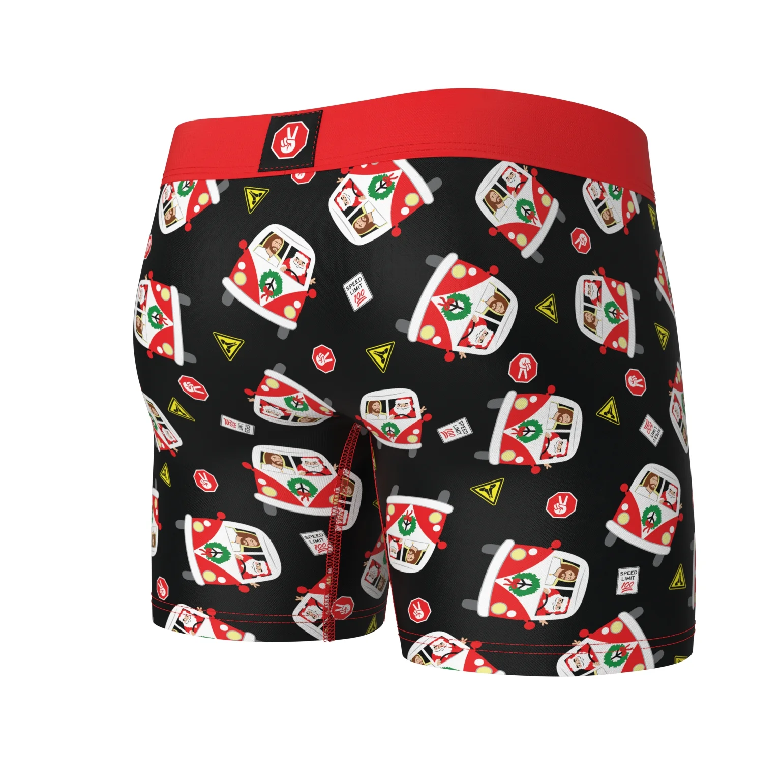 Holiday Roadtrip Boxer Briefs – “Santa’s Got the Wheel!” - Image 27