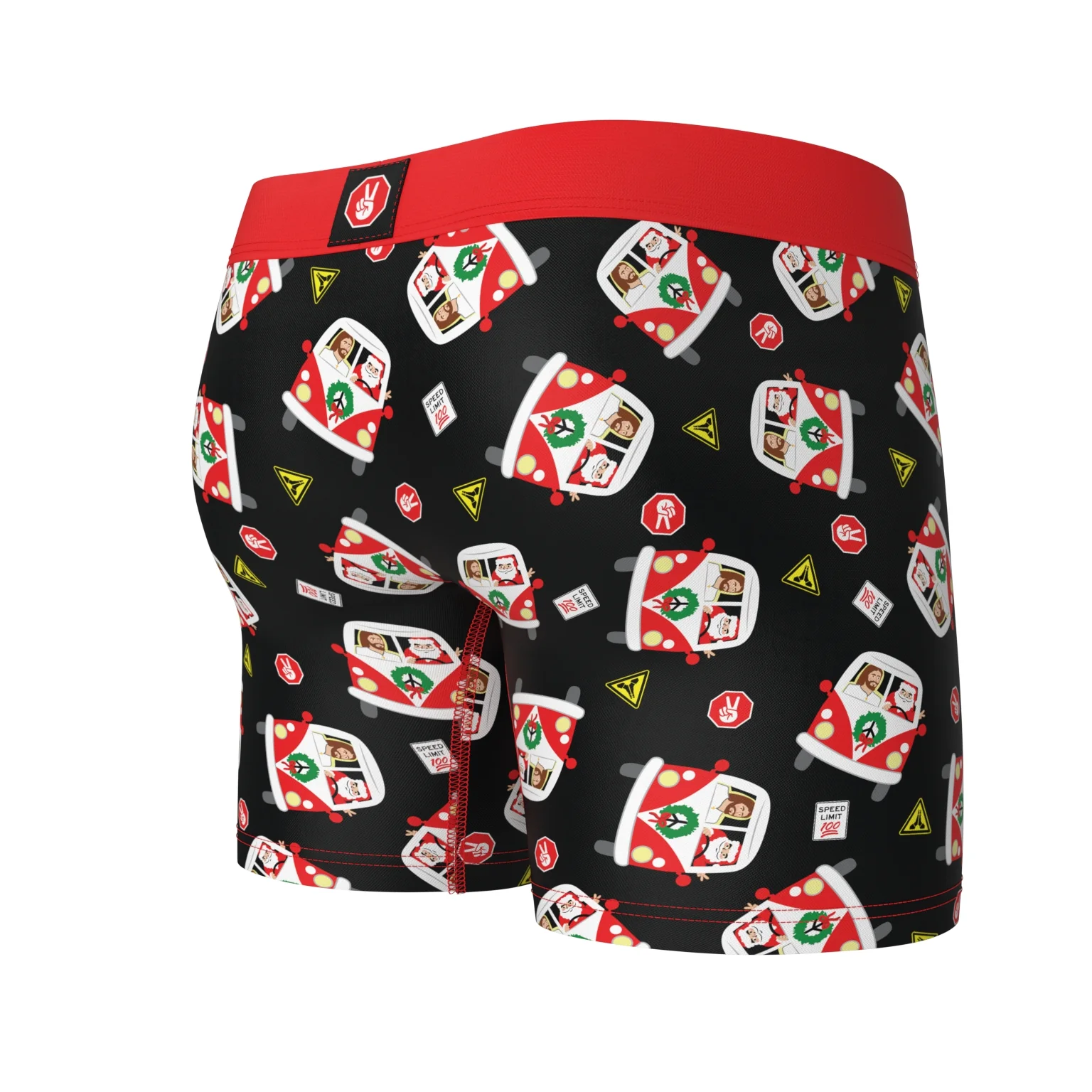 Holiday Roadtrip Boxer Briefs – “Santa’s Got the Wheel!” - Image 28