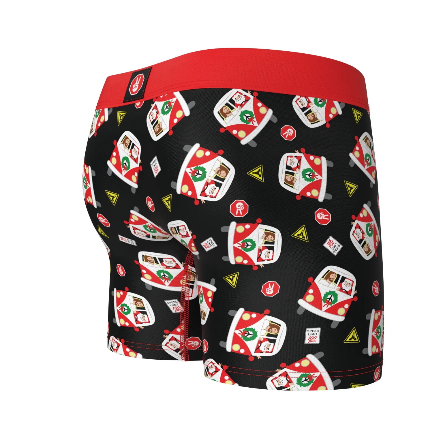Holiday Roadtrip Boxer Briefs – “Santa’s Got the Wheel!” - Image 29