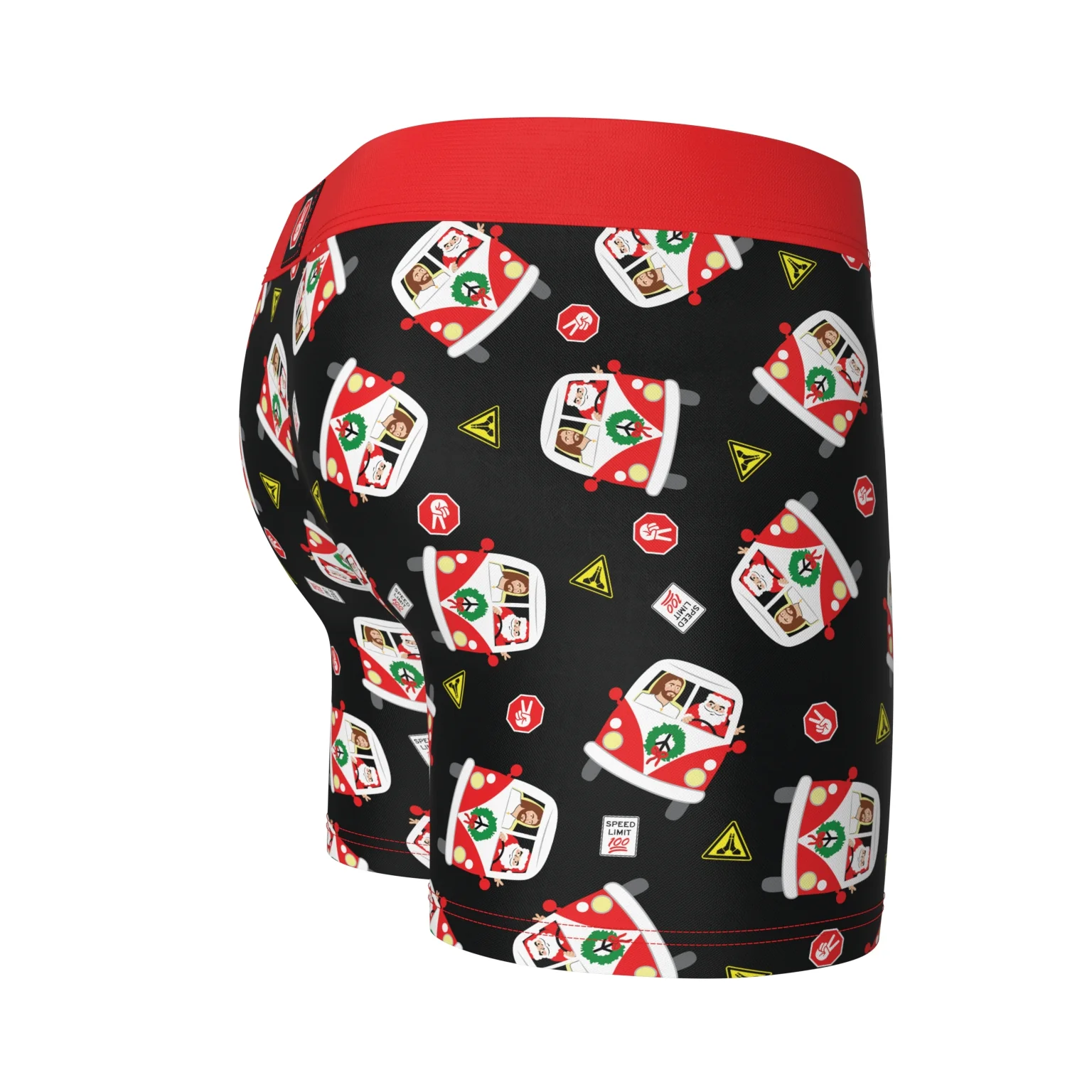Holiday Roadtrip Boxer Briefs – “Santa’s Got the Wheel!” - Image 31