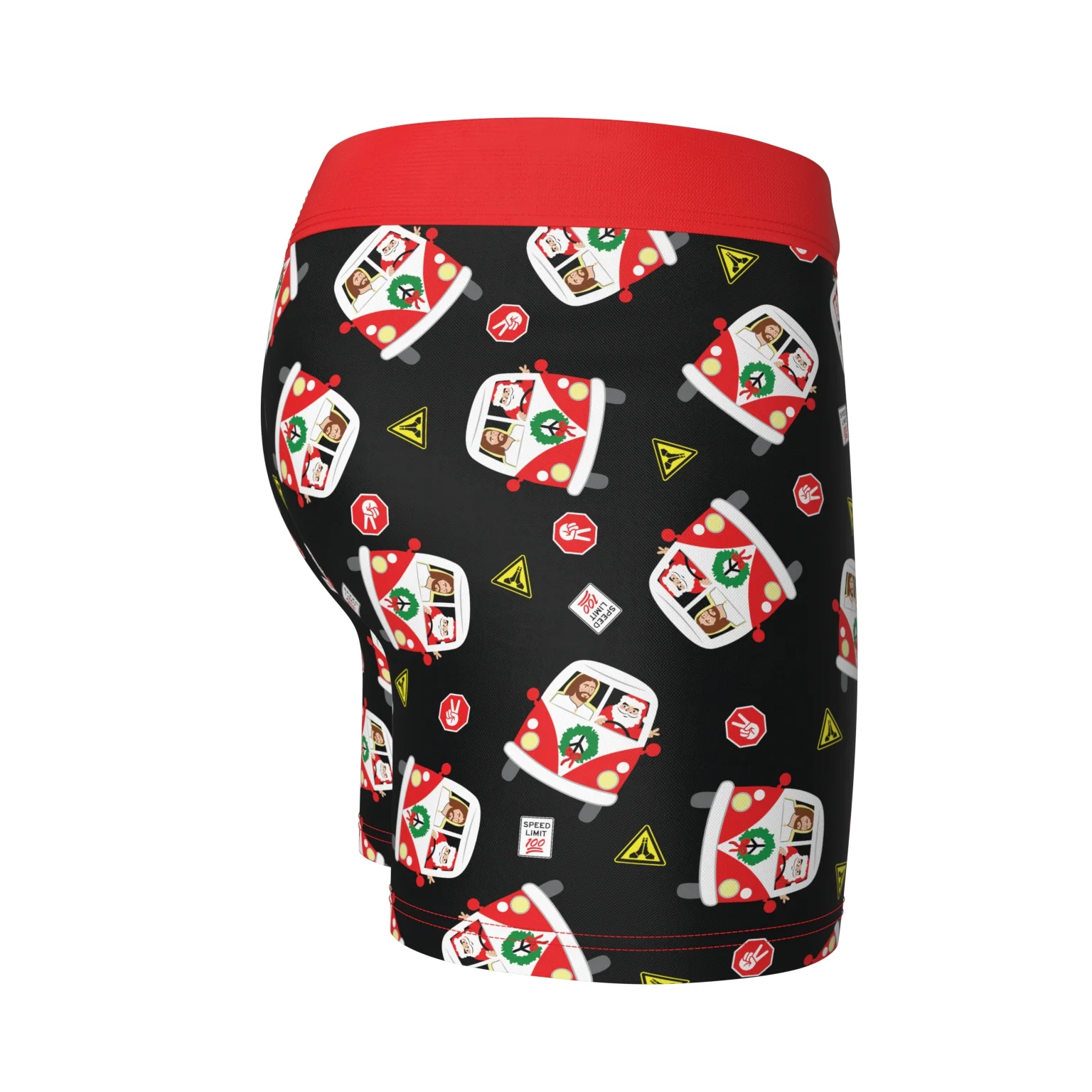 Holiday Roadtrip Boxer Briefs – “Santa’s Got the Wheel!” - Image 32