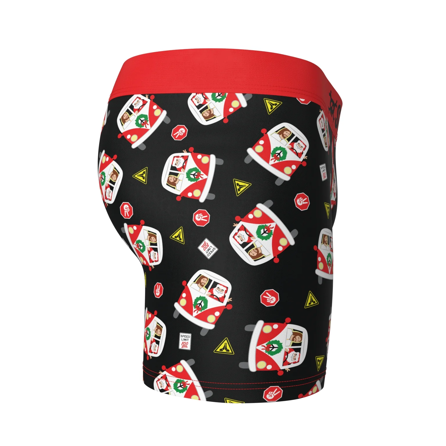Holiday Roadtrip Boxer Briefs – “Santa’s Got the Wheel!” - Image 33