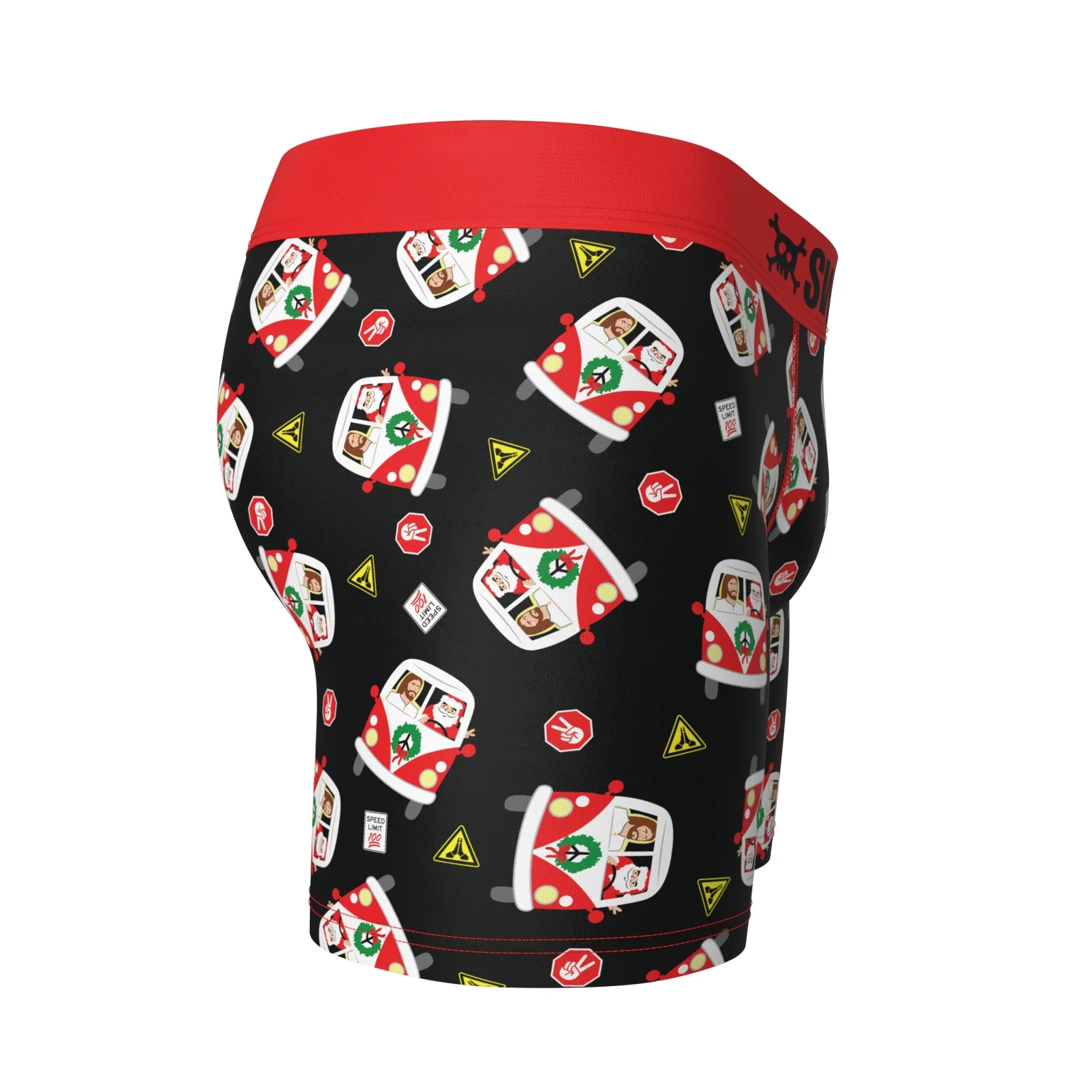 Holiday Roadtrip Boxer Briefs – “Santa’s Got the Wheel!” - Image 34