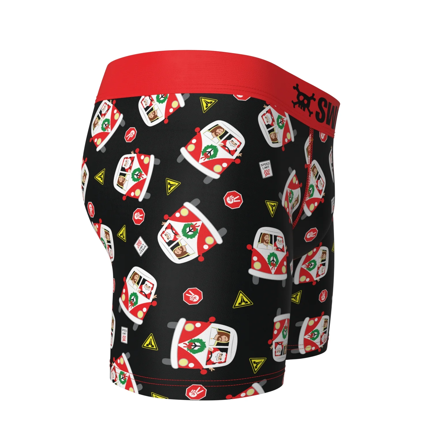 Holiday Roadtrip Boxer Briefs – “Santa’s Got the Wheel!” - Image 35