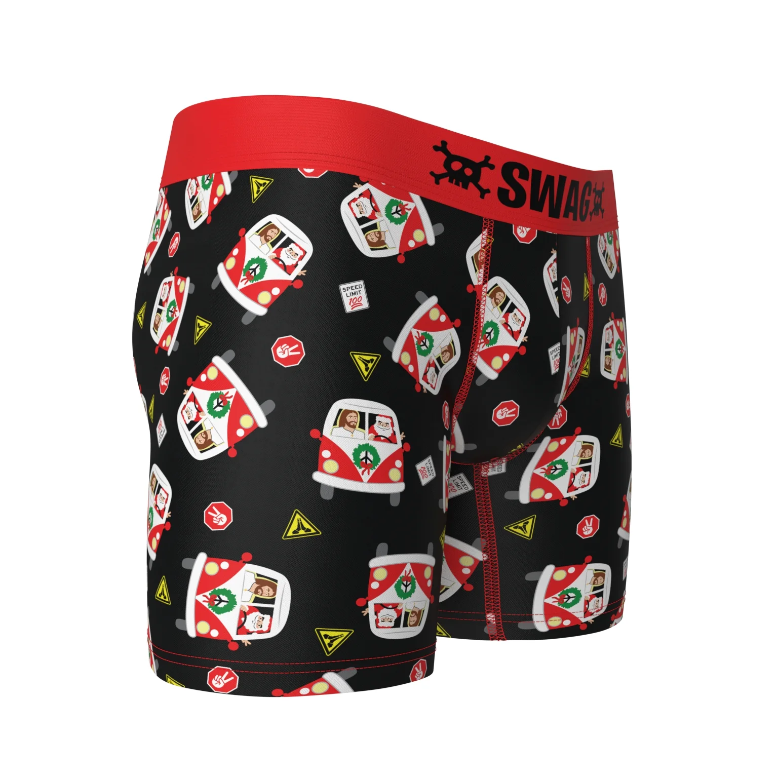Holiday Roadtrip Boxer Briefs – “Santa’s Got the Wheel!” - Image 37