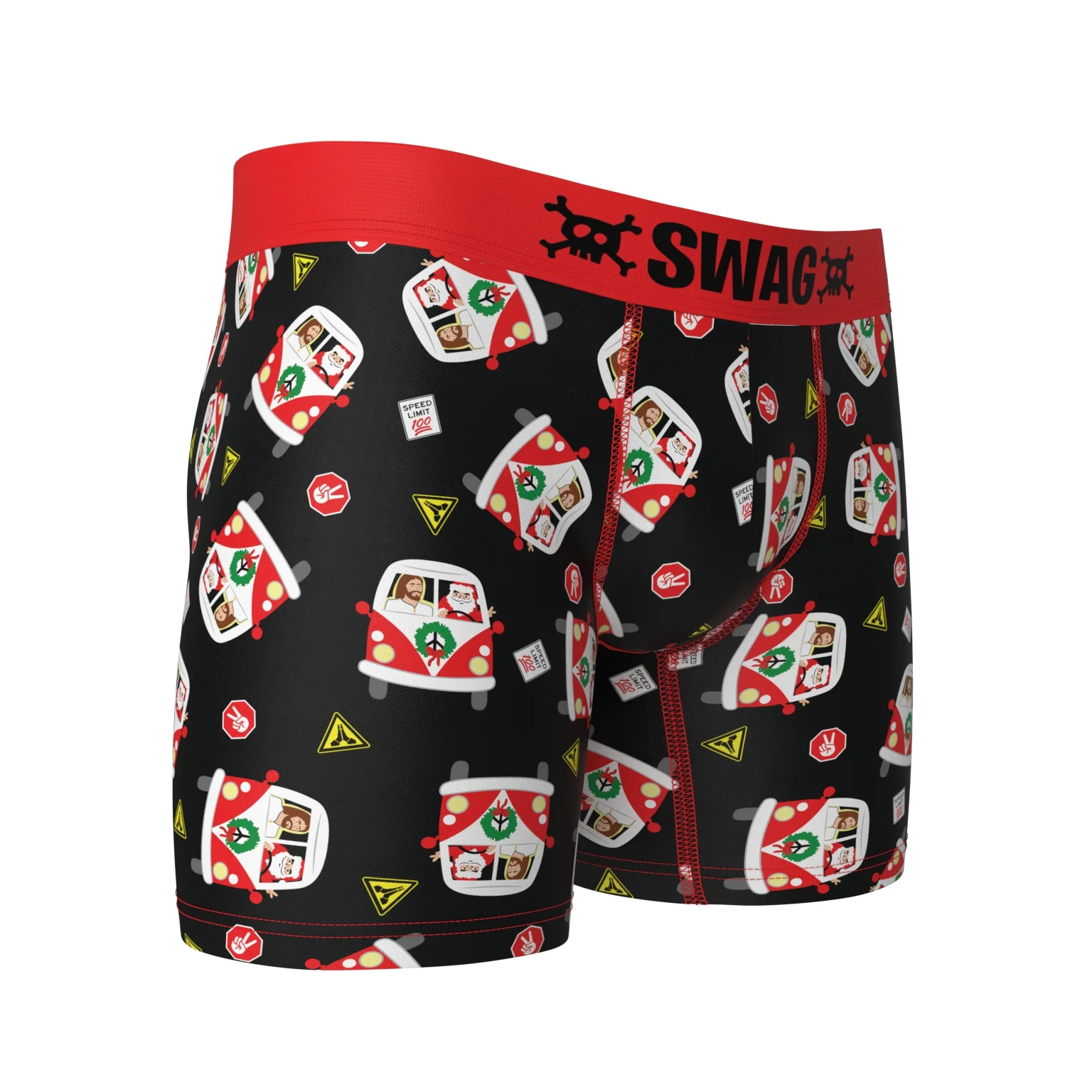 Holiday Roadtrip Boxer Briefs – “Santa’s Got the Wheel!” - Image 38