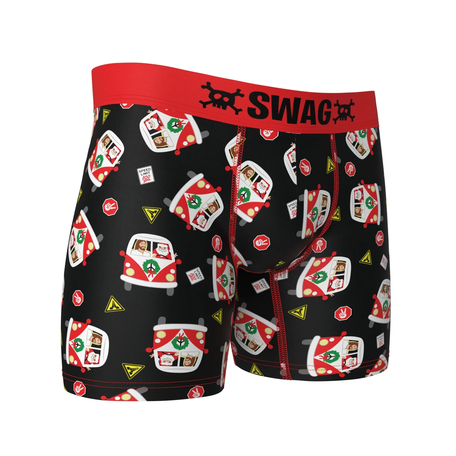 Holiday Roadtrip Boxer Briefs – “Santa’s Got the Wheel!” - Image 39