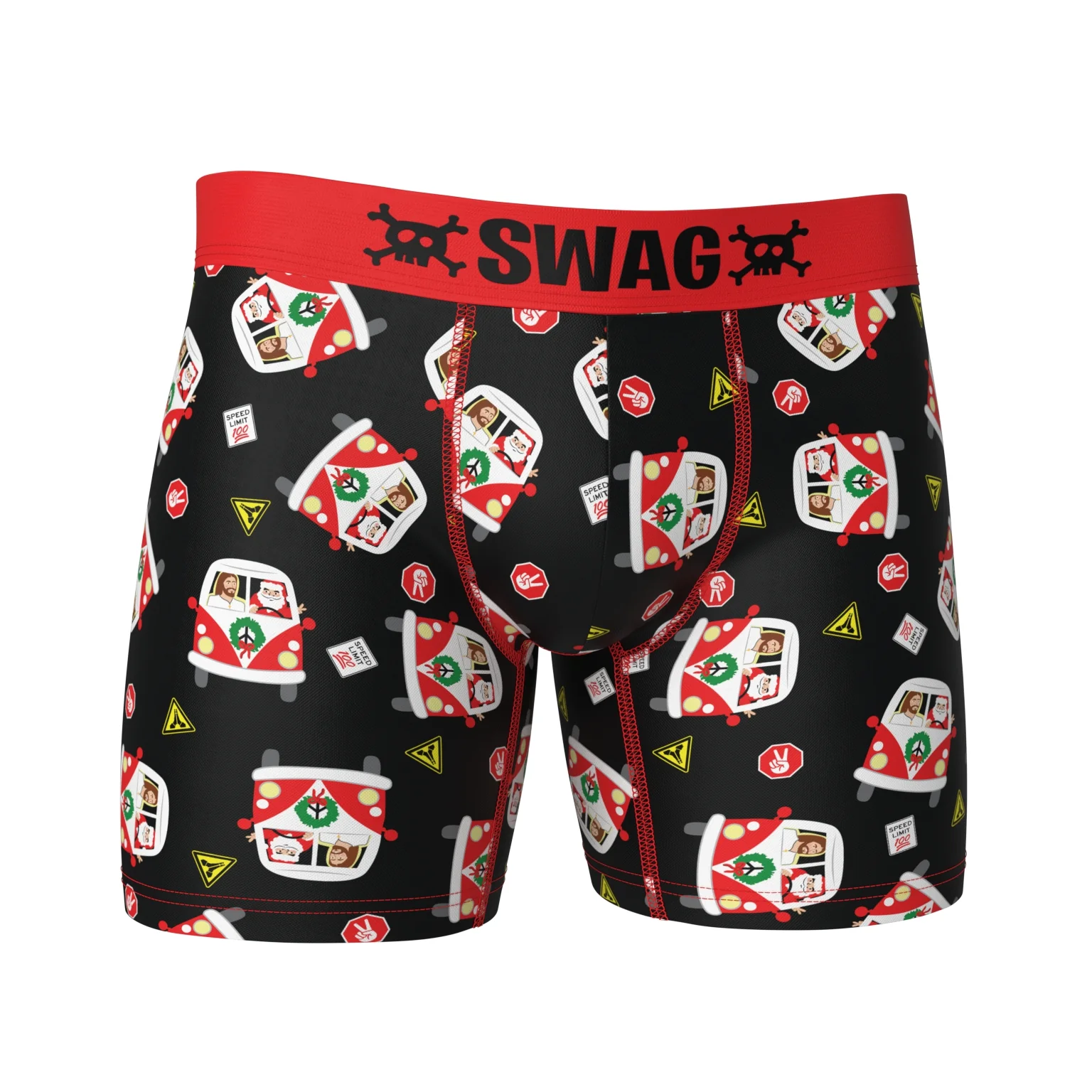 Holiday Roadtrip Boxer Briefs – “Santa’s Got the Wheel!” - Image 41