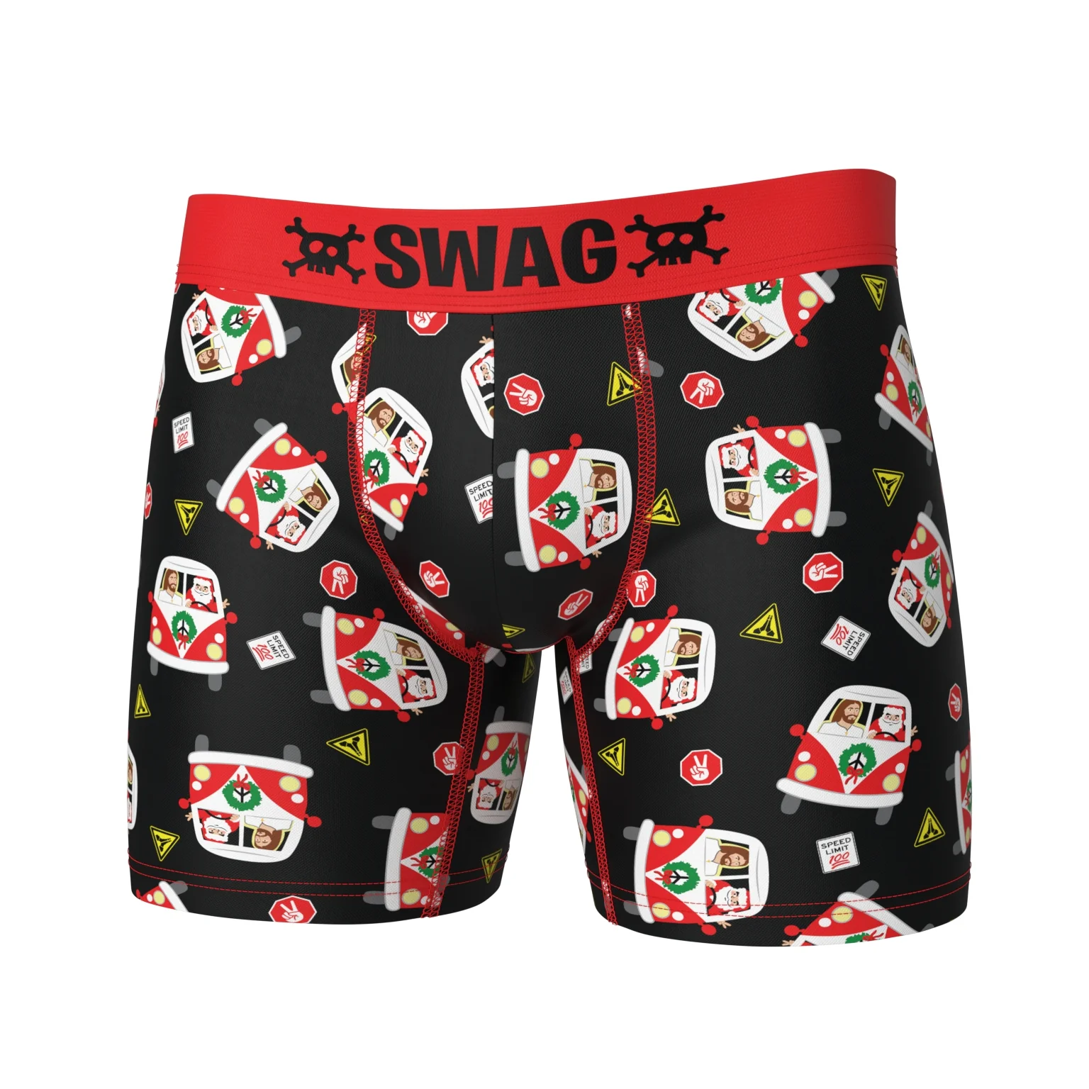 Holiday Roadtrip Boxer Briefs – “Santa’s Got the Wheel!” - Image 7
