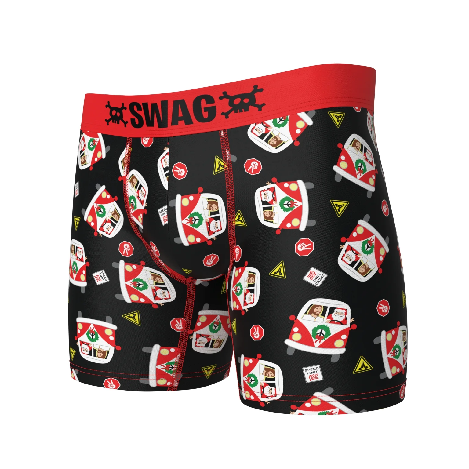 Holiday Roadtrip Boxer Briefs – “Santa’s Got the Wheel!” - Image 9