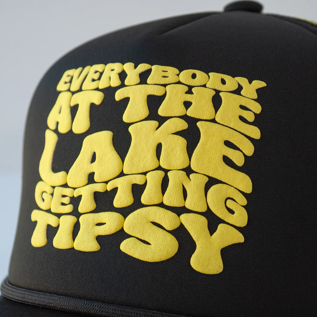 “Everybody at the Lake Gettin’ Tipsy” Trucker Cap - Image 2